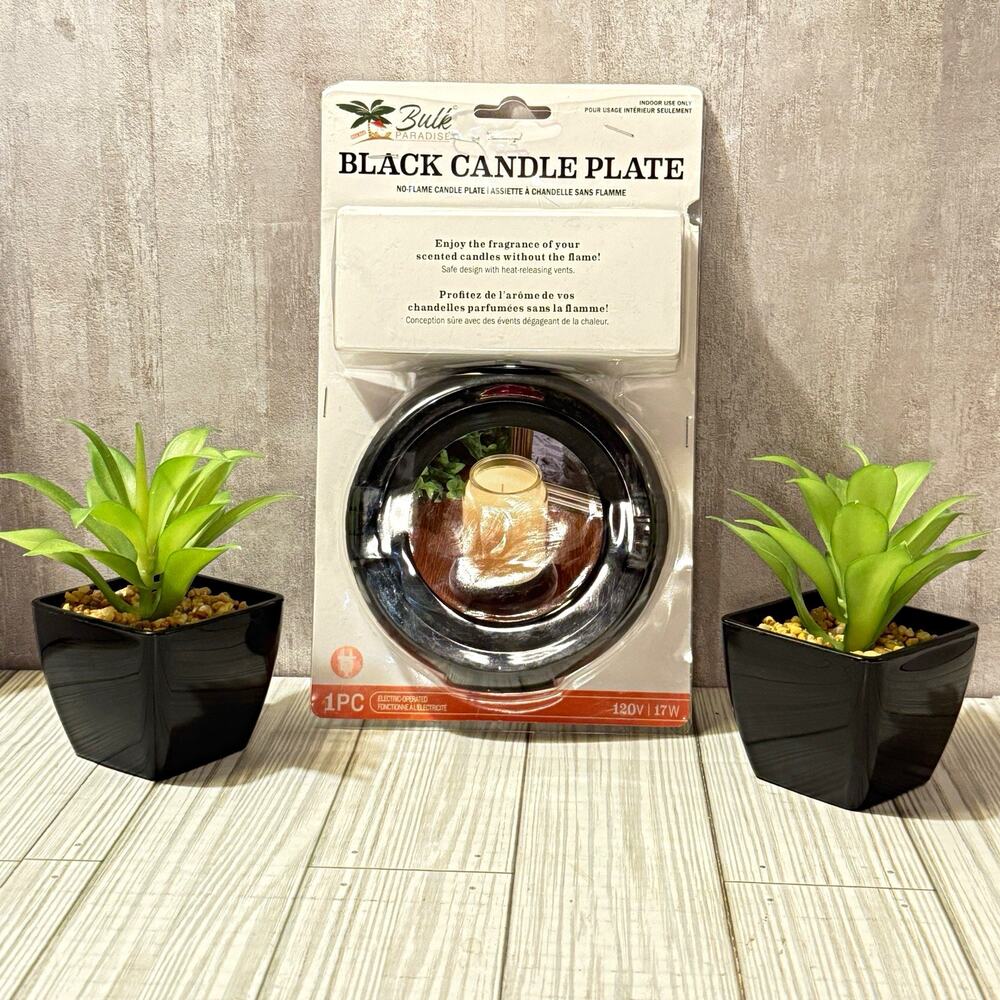 Bulk Paradise Black Electric Candle Warmer Plate 17W 120V Flameless New